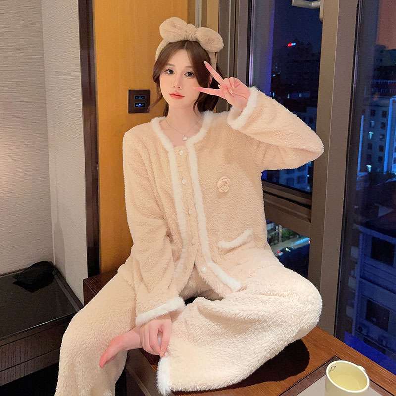 ふわもこパジャマ 上下セット レディース ルームウェア