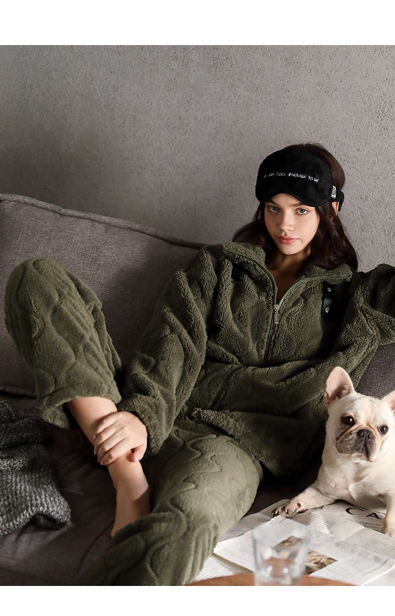 もこもこ暖かセットアップ レディース ルームウェア