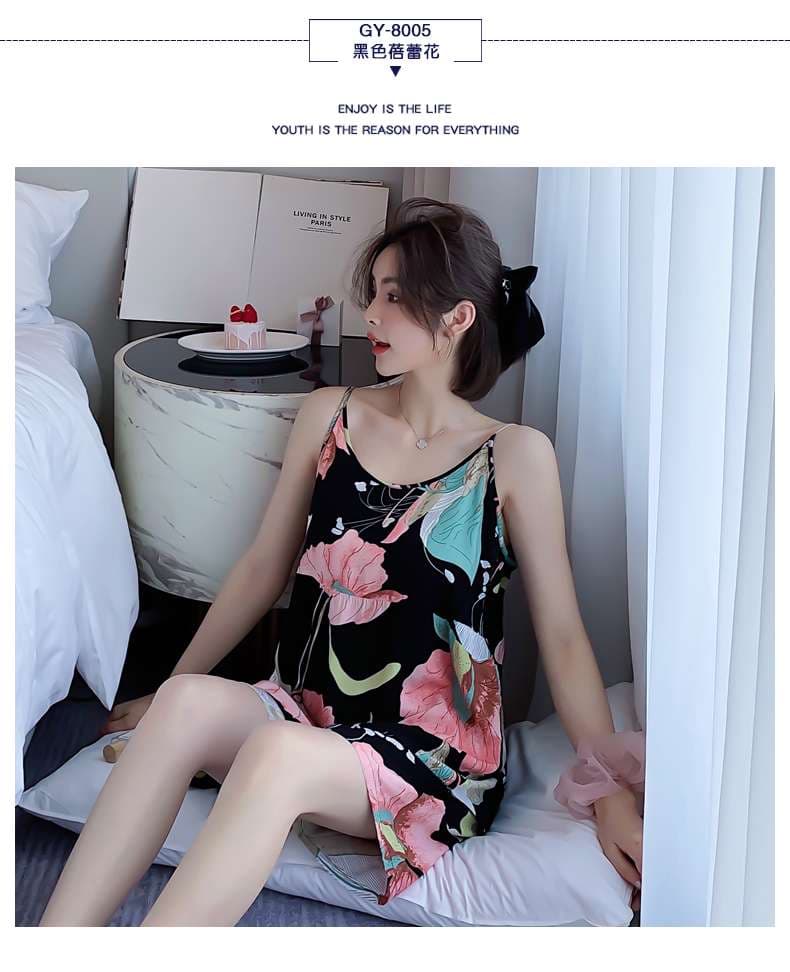 イチゴ柄キャミソールセット レディース ルームウェア