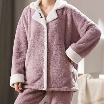 もこもこボアのルームウェアセット レディース ルームウェア