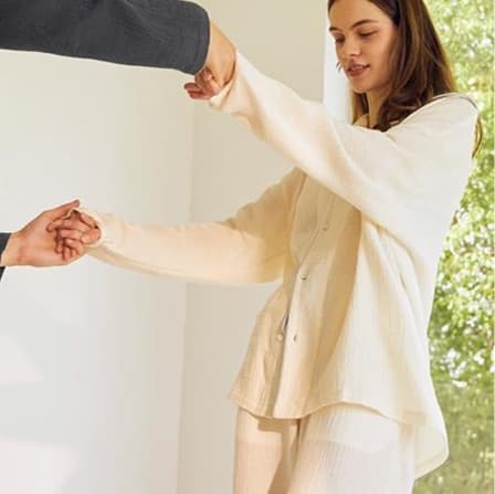 レディース ルームウェア 優雅なリラックスパジャマ