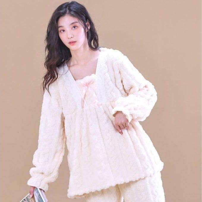 レディース ルームウェア もこもこ あったか お姫様 パジャマ ルームウェア