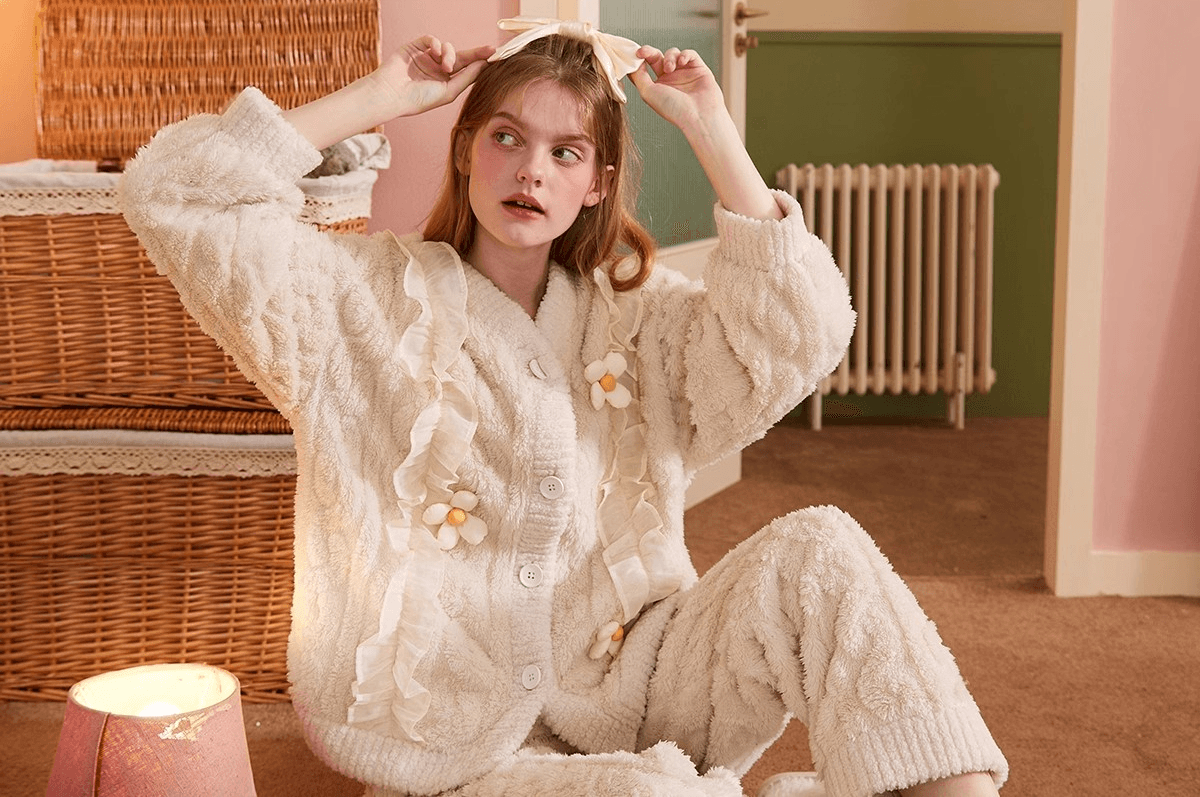 レディース ルームウェア ふわもこ癒しのお部屋着セット