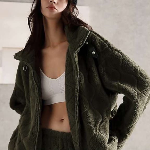 もこもこ暖かセットアップ レディース ルームウェア