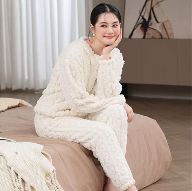 レディース ルームウェア もこもこ あったか しあわせ部屋着