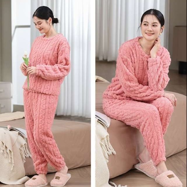 レディース ルームウェア もこもこ あったか しあわせ部屋着