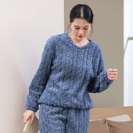 レディース ルームウェア もこもこ あったか しあわせ部屋着