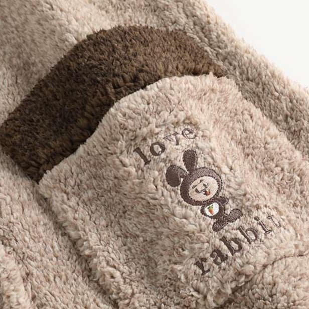 レディース ルームウェア もこもこふわふわ あったかパジャマ 上下セット