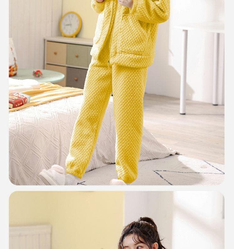 もこもこあったかフード付き レディース ルームウェア