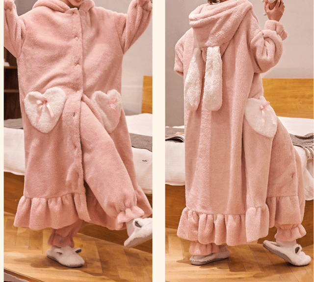 もこもこアニマルフード付き レディース ルームウェア