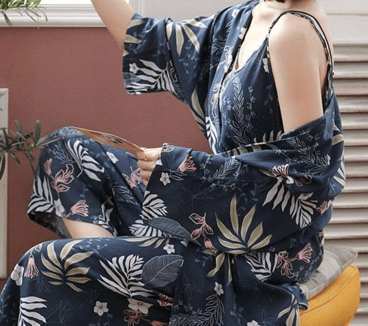 花柄リゾートスタイルセット レディース ルームウェア