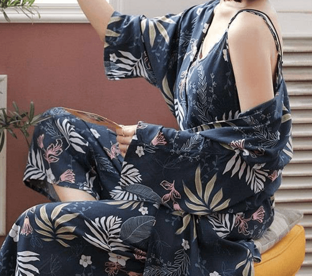 花柄リゾートスタイルセット レディース ルームウェア