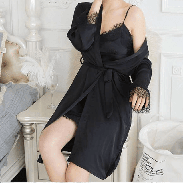 優雅なシルエット レースルームウェア レディース ルームウェア