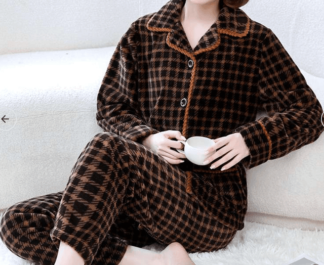 レディース ルームウェア ふんわり暖かパジャマセット