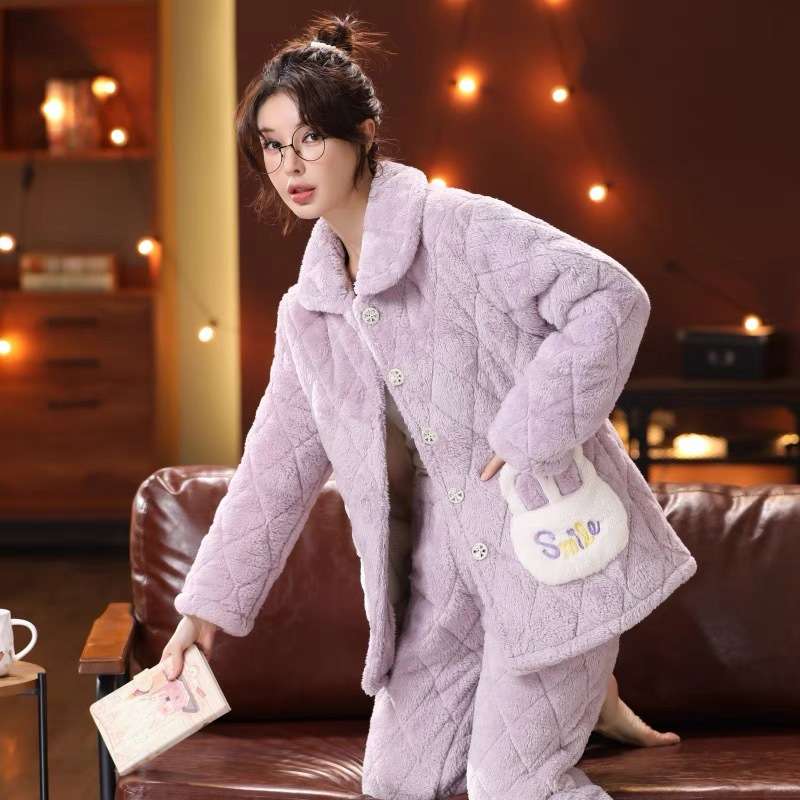 もこもこあったかパジャマセット レディース ルームウェア