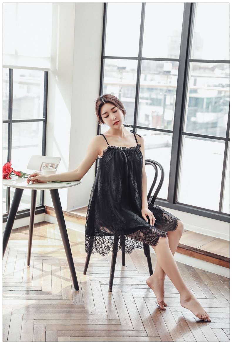 レースたっぷり夢見る女性らしい優雅なナイトウェア レディース ルームウェア