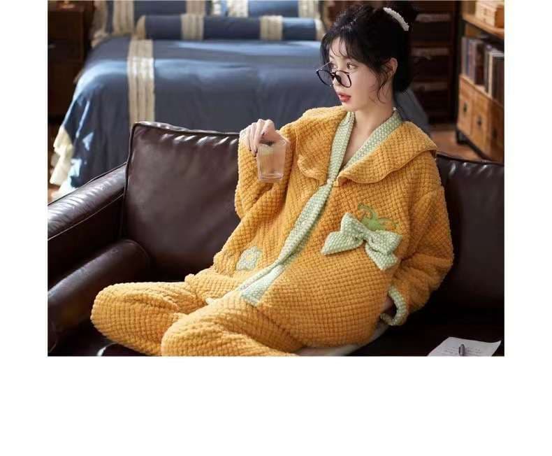 もこもこキュートパジャマセット レディース ルームウェア