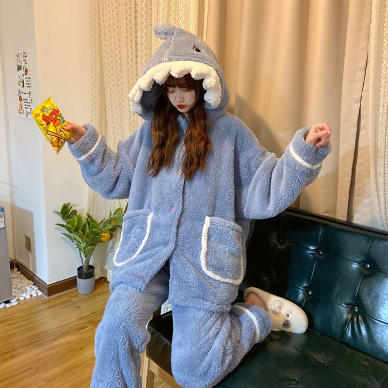 もふもふ動物パジャマ 上下セット レディース ルームウェア