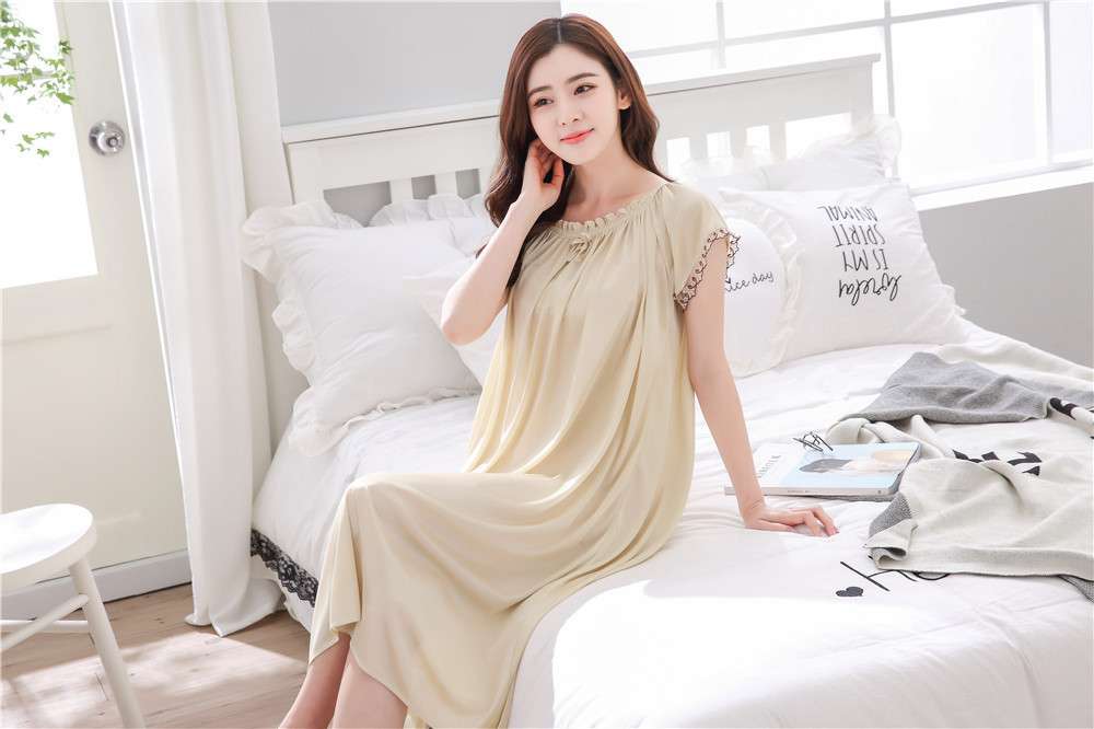 レディース ルームウェア 涼やか シフォン ワンピース ルームウェア