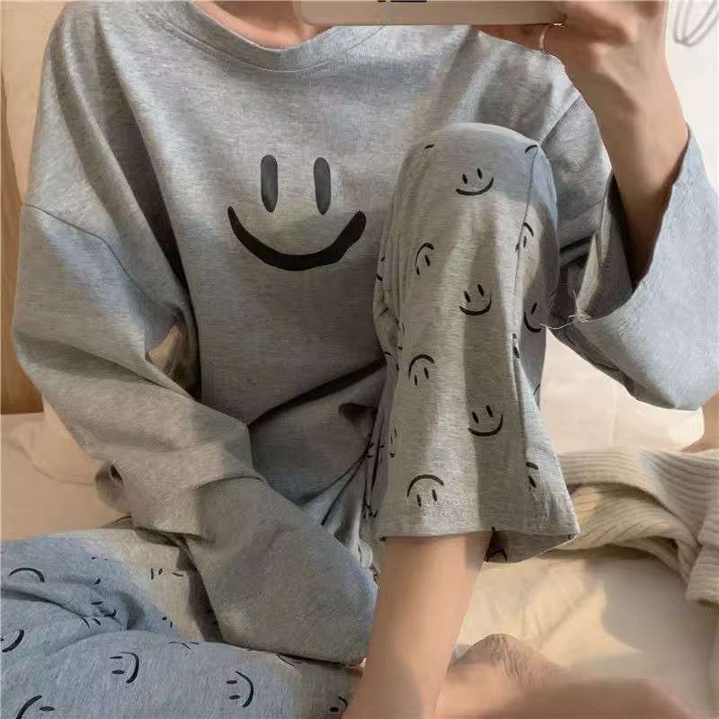 にこちゃんモチーフのセット レディース ルームウェア