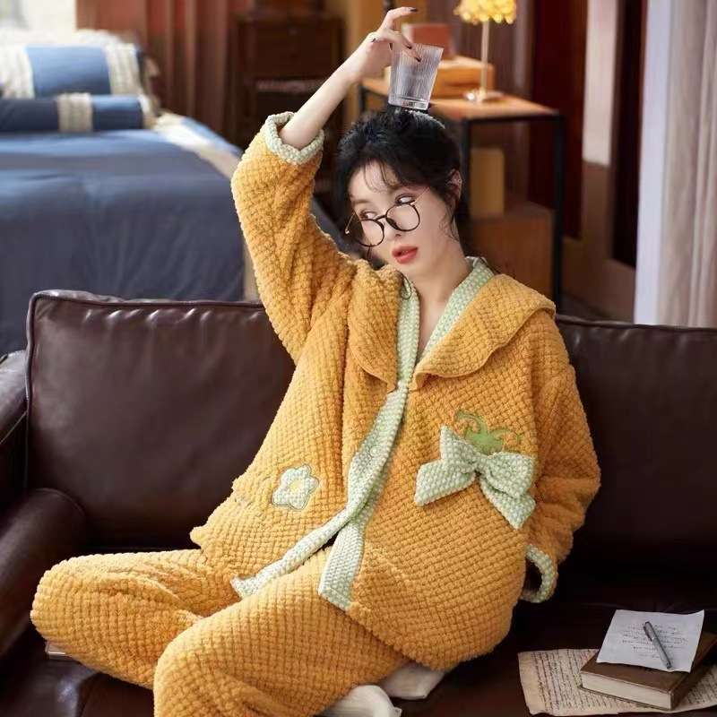 もこもこキュートパジャマセット レディース ルームウェア