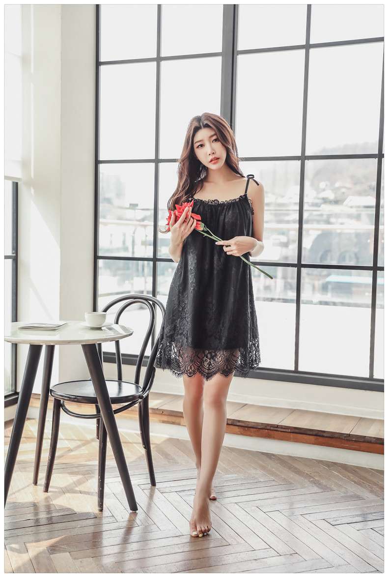 レースたっぷり夢見る女性らしい優雅なナイトウェア レディース ルームウェア