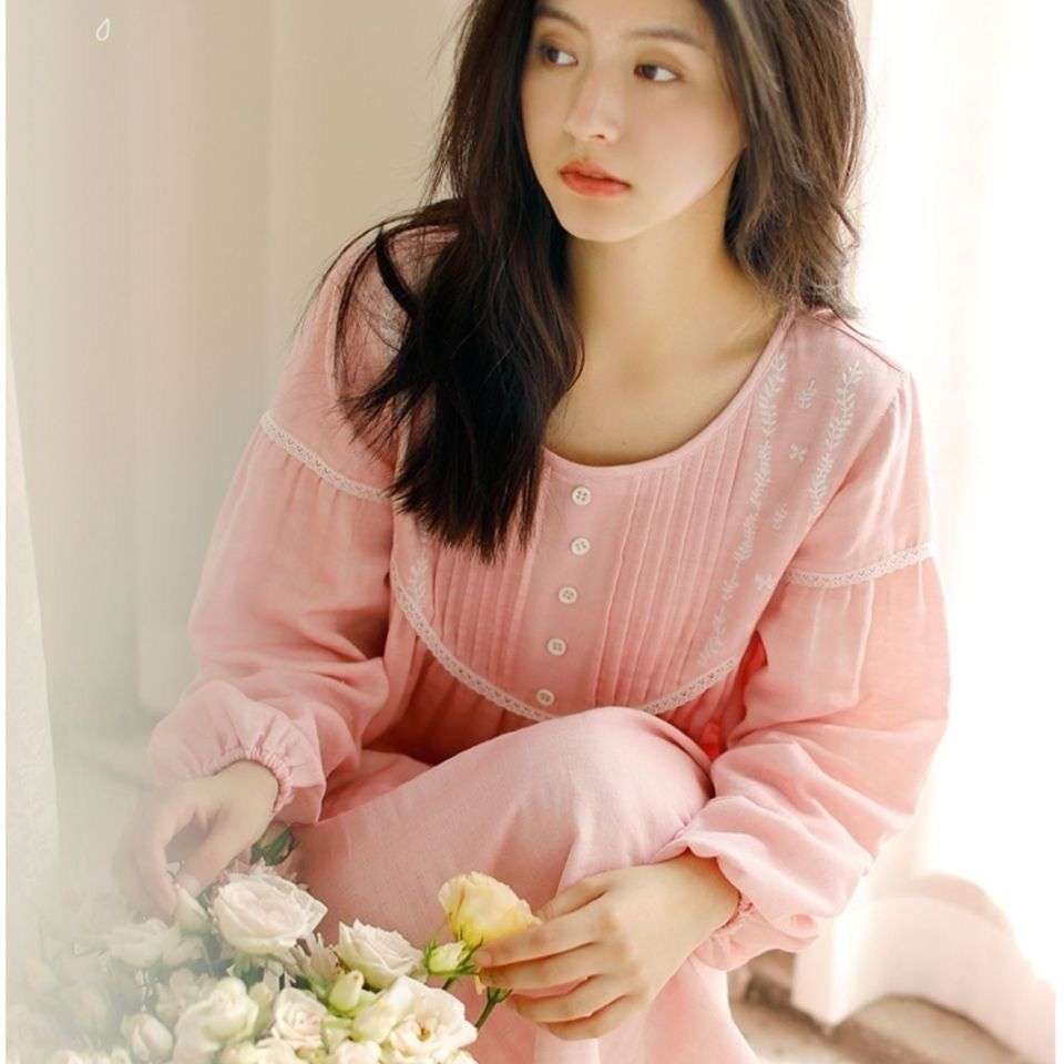 ふんわり優雅なパフスリーブワンピース レディース ルームウェア