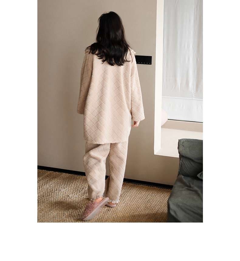 ふわもこ苺モチーフ付きセット レディース ルームウェア