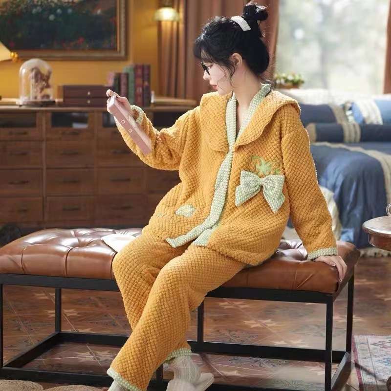 もこもこキュートパジャマセット レディース ルームウェア