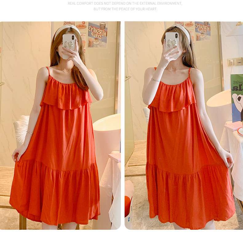 ふんわりティアードキャミワンピース レディース ルームウェア