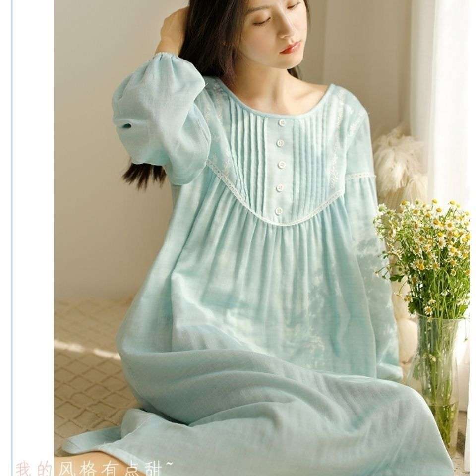 ふんわり優雅なパフスリーブワンピース レディース ルームウェア