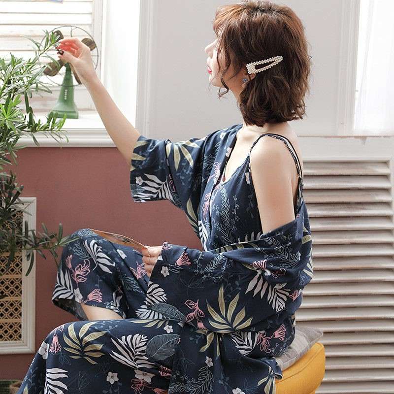 花柄リゾートスタイルセット レディース ルームウェア