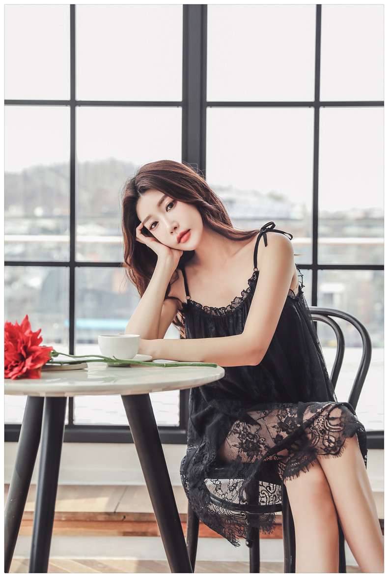 レースたっぷり夢見る女性らしい優雅なナイトウェア レディース ルームウェア