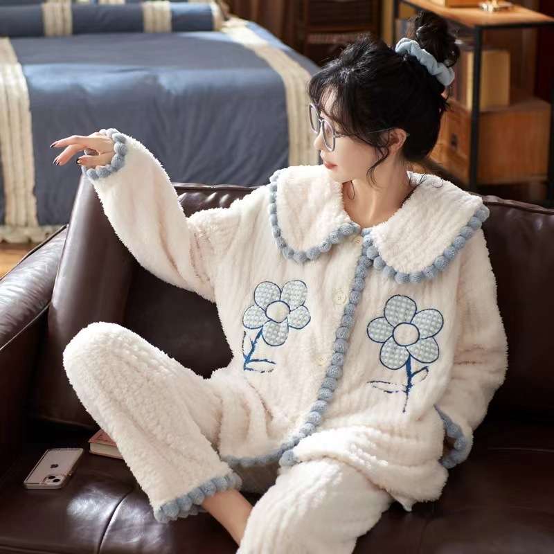 ふわもこ花柄セット レディース ルームウェア