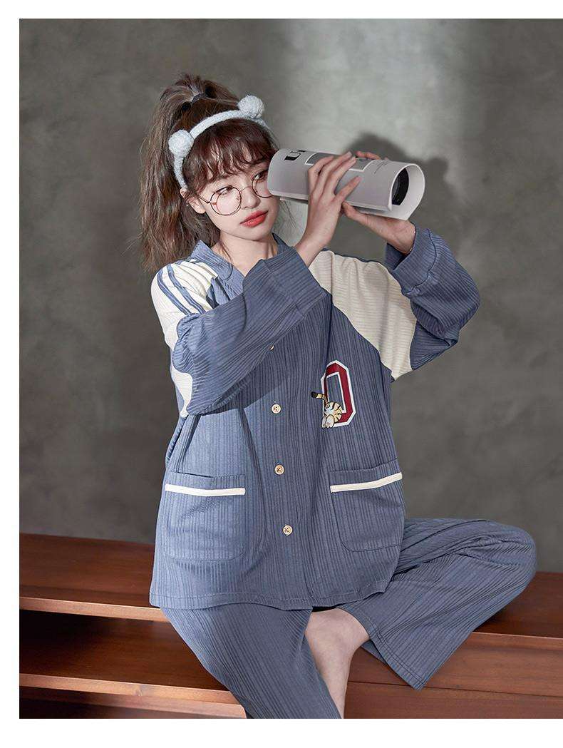 もこもこウサギ耳リボン付き部屋着セット レディース ルームウェア