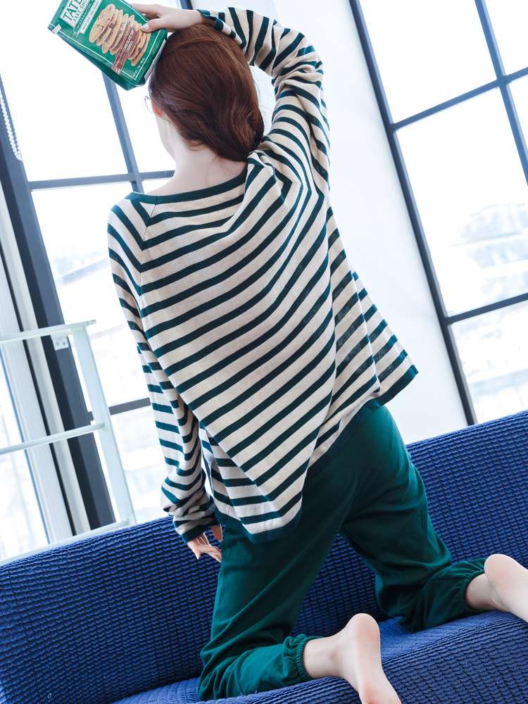 ゆったりリラックスパンツセットアップ レディース ルームウェア