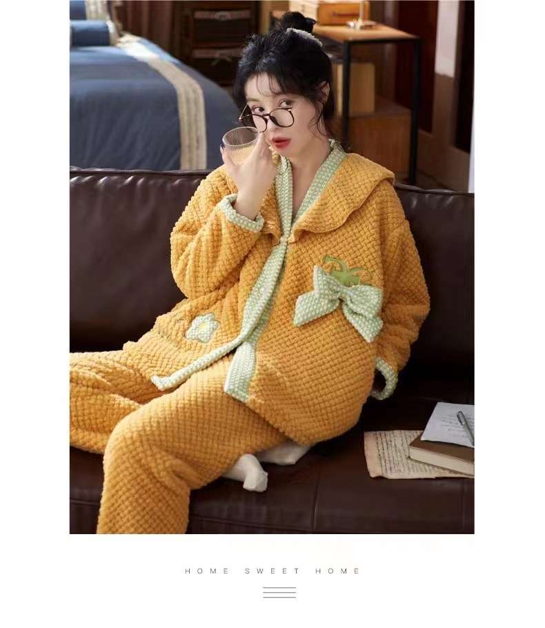 もこもこキュートパジャマセット レディース ルームウェア