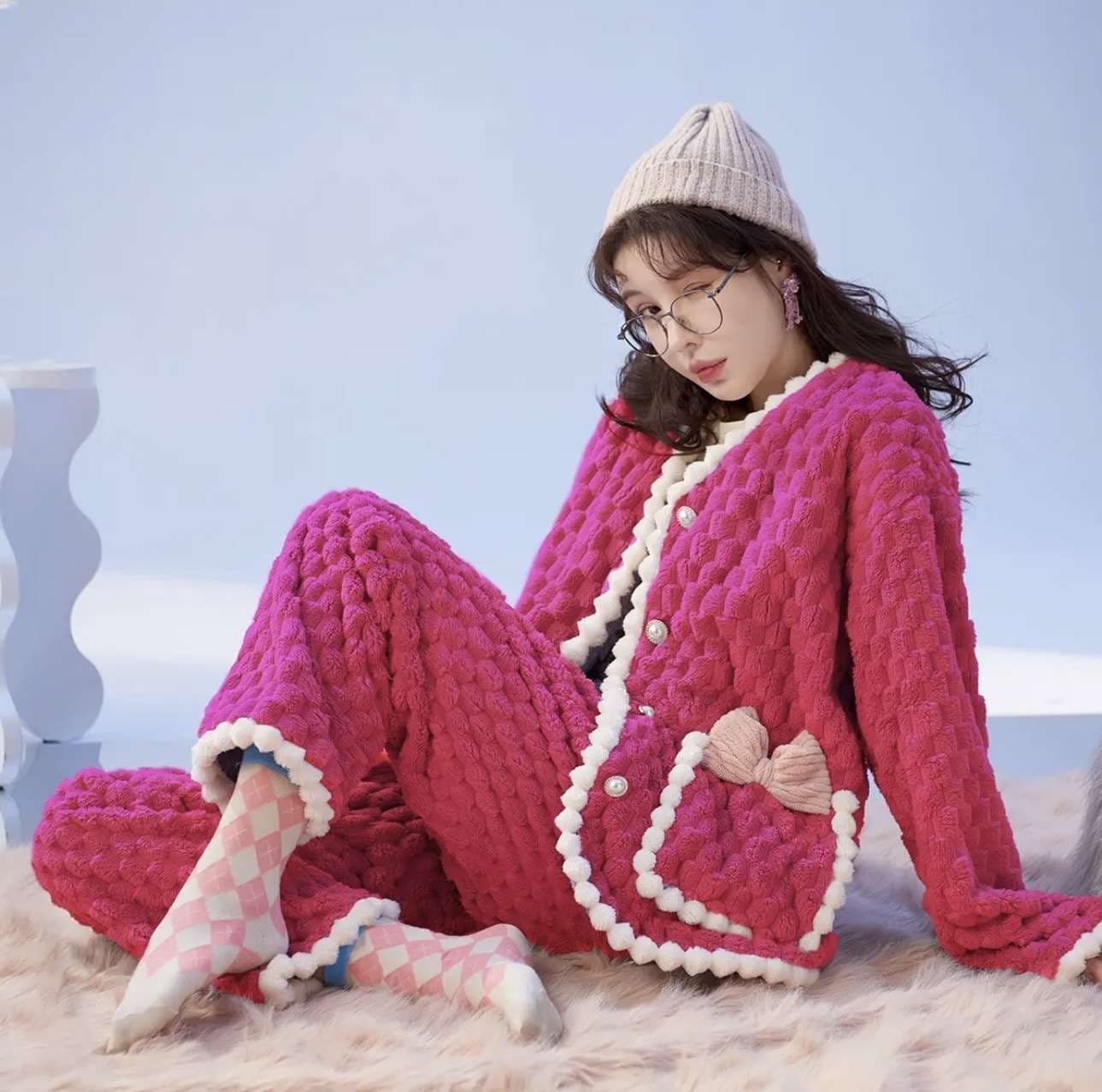 ふわもこ冬姫セット レディース ルームウェア