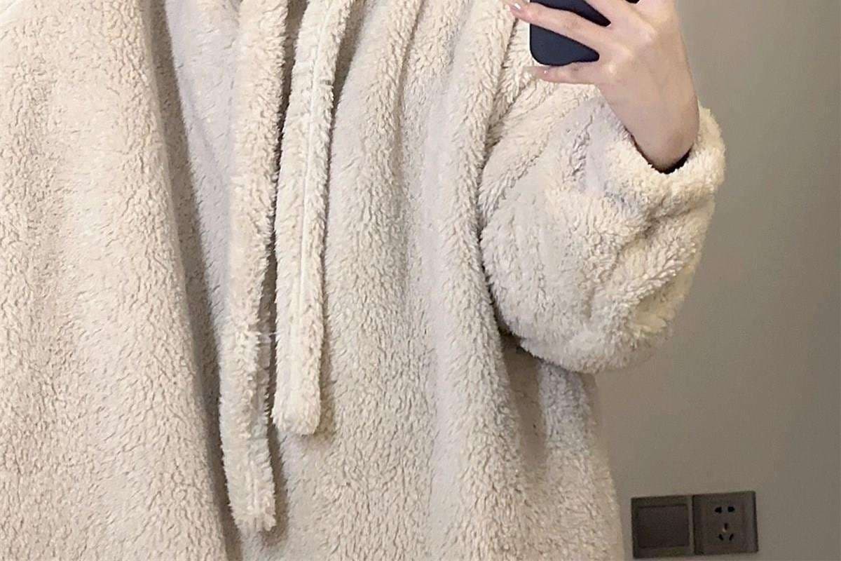 もこもこ冬のリラックスワンピース レディース ルームウェア