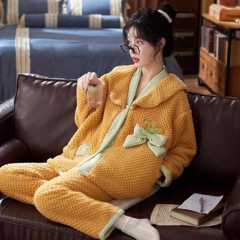 もこもこキュートパジャマセット レディース ルームウェア