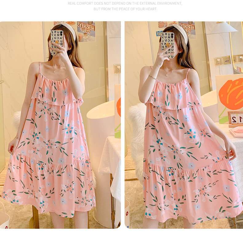 ふんわりティアードキャミワンピース レディース ルームウェア