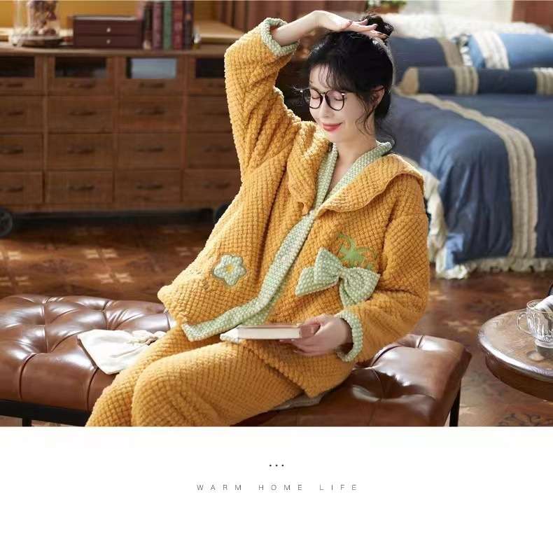 もこもこキュートパジャマセット レディース ルームウェア