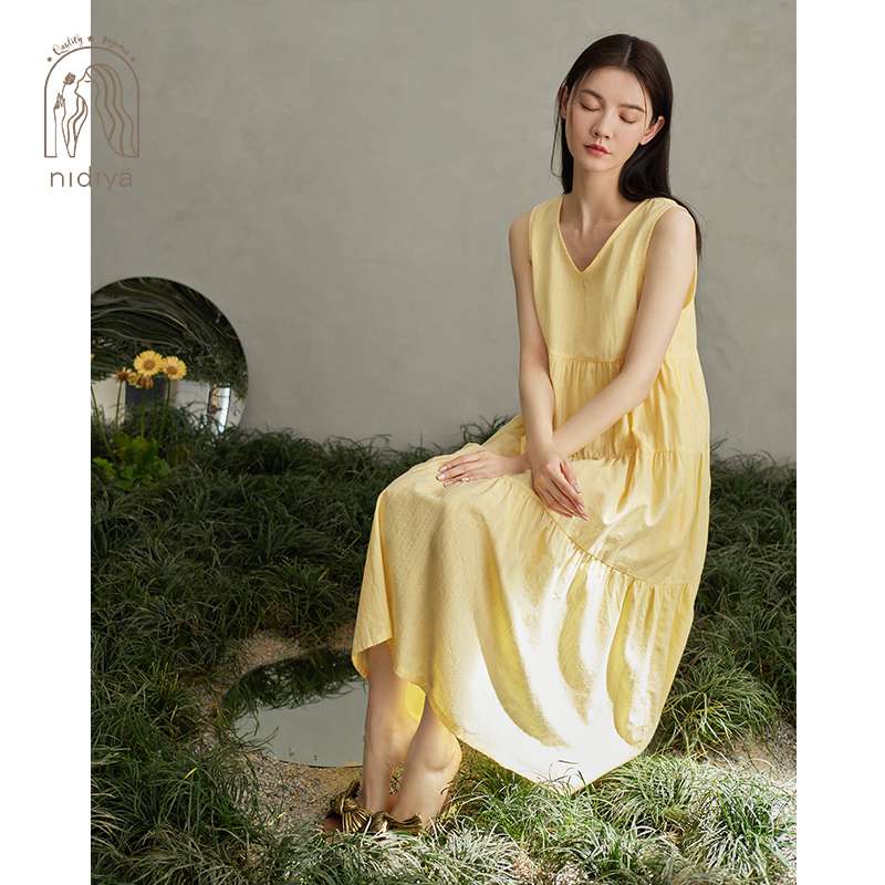 さわやか夏のくつろぎワンピース レディース ルームウェア