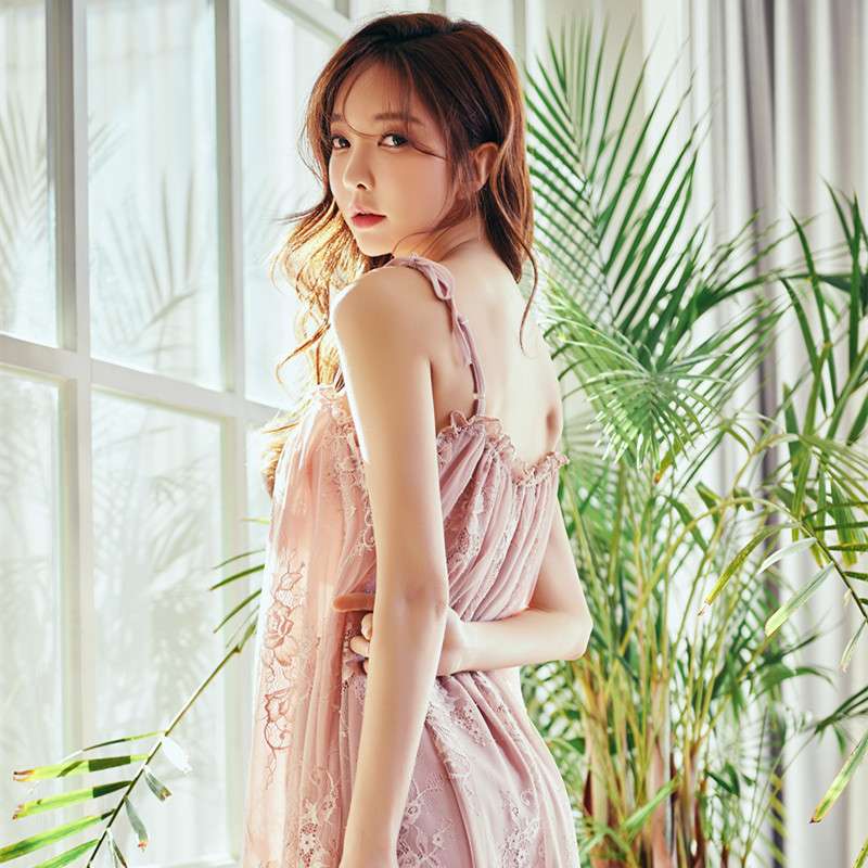 レースたっぷり夢見る女性らしい優雅なナイトウェア レディース ルームウェア