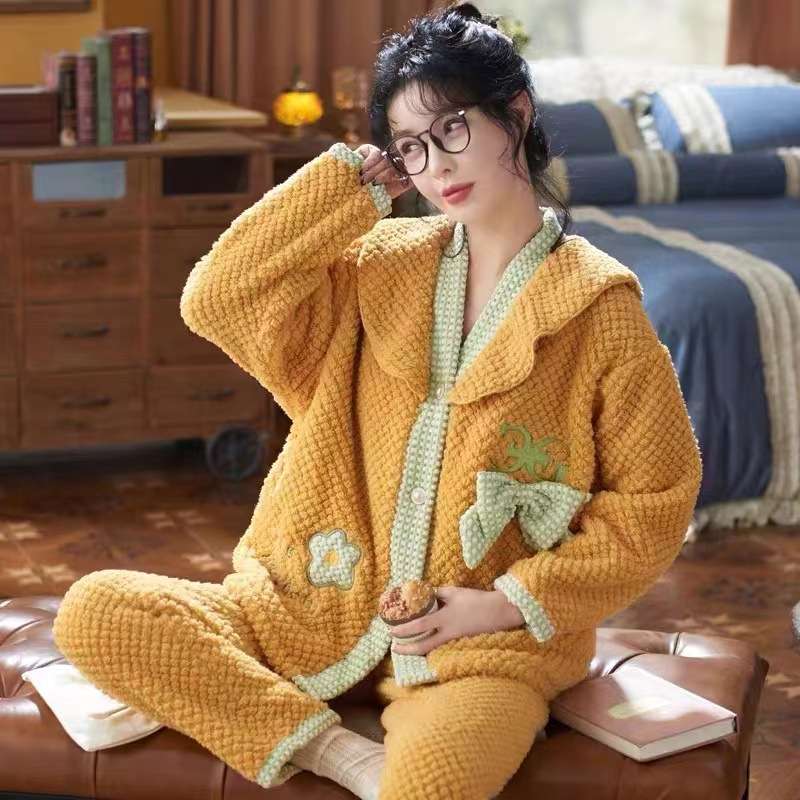 もこもこキュートパジャマセット レディース ルームウェア