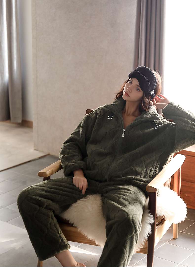 もこもこ暖かセットアップ レディース ルームウェア