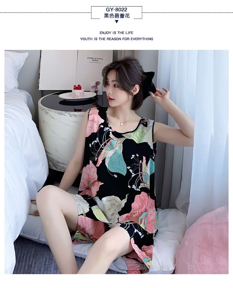 イチゴ柄キャミソールセット レディース ルームウェア