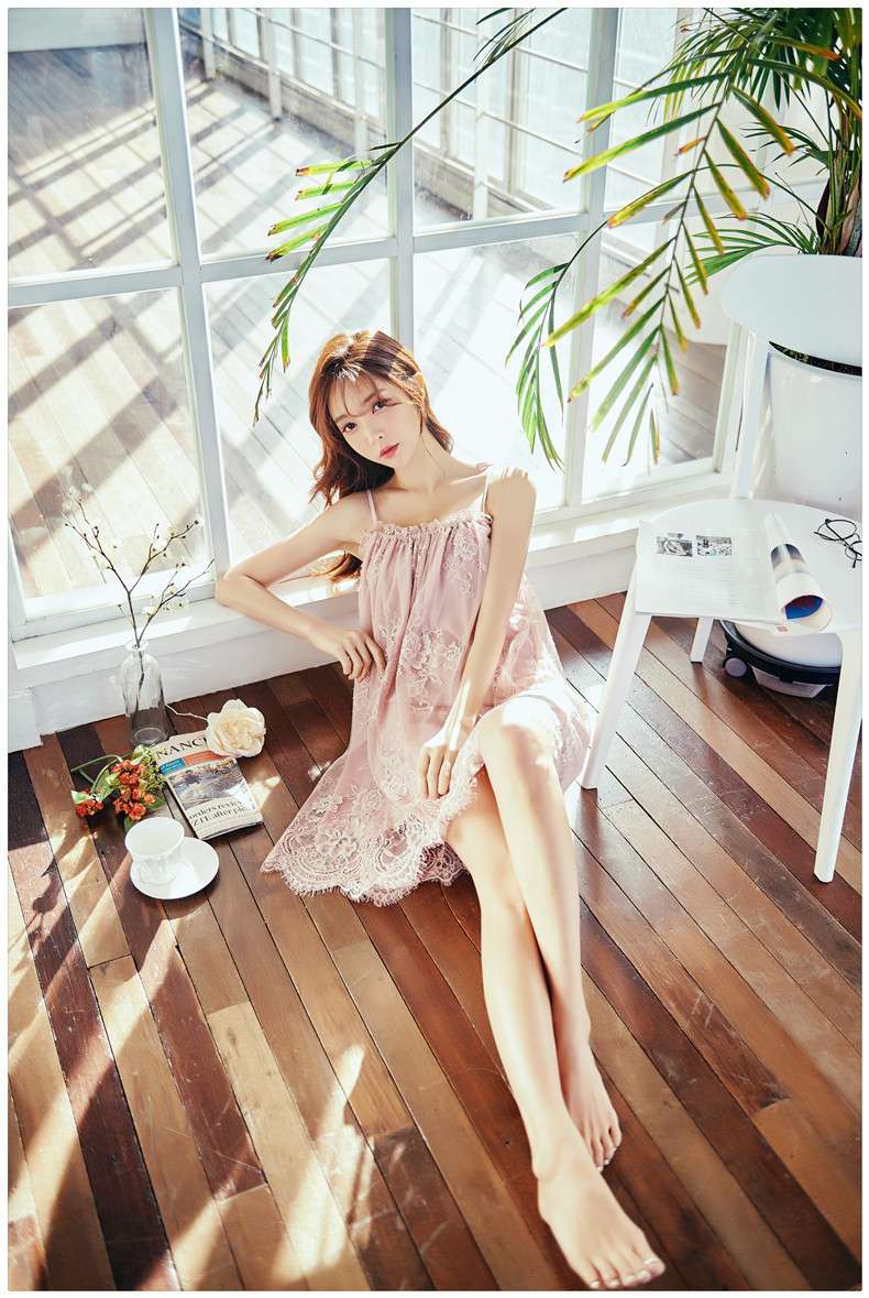 レースたっぷり夢見る女性らしい優雅なナイトウェア レディース ルームウェア